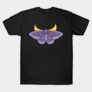 Purple Moon Moth T-Shirt